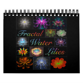 Fractal Water Lily Kalender