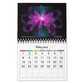 Fractal Water Lily Kalender (Feb 2026)