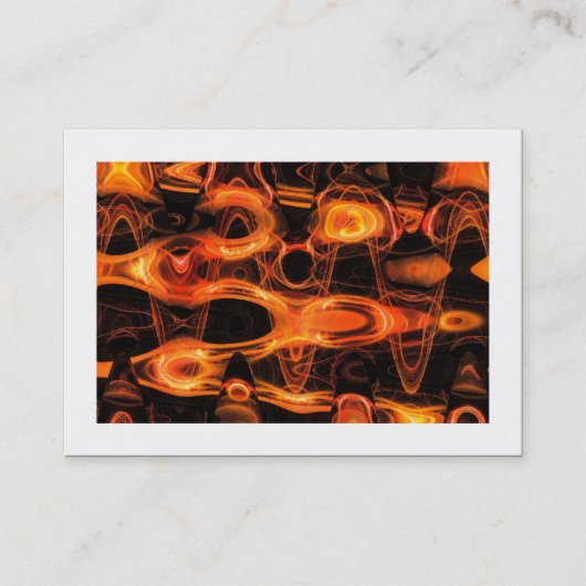 Fractal Waves 02 (grenspost) Visitekaartje (Voorkant)