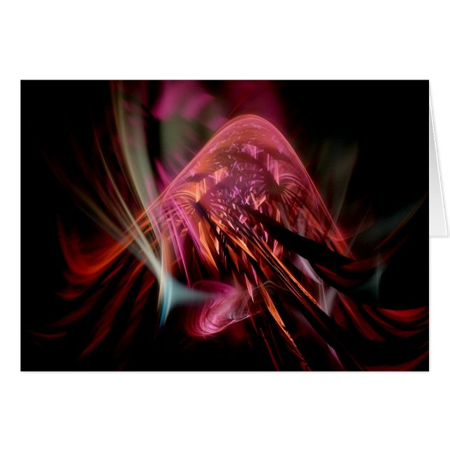 Fractal Waves-kaart (Voorkant Horizontaal)