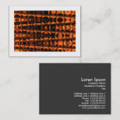 Fractal Waves Pattern (rand) Visitekaartje (Voorkant / Achterkant)