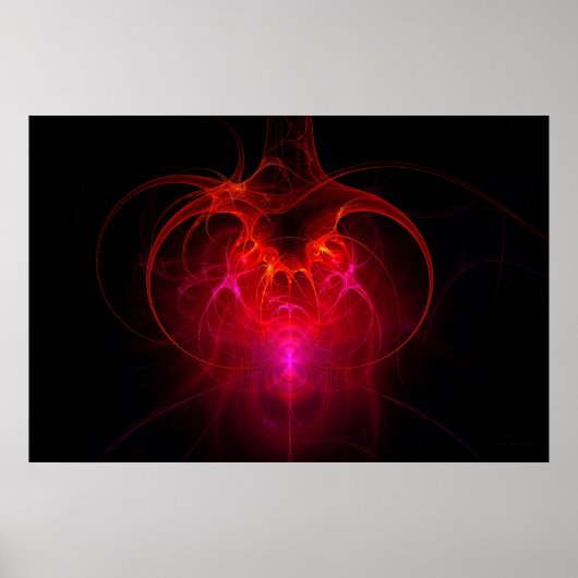 Fractal - Wetenschap - Het neurale netwerk Poster (Voorkant)