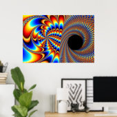 Fractal Wink Poster (Thuiskantoor)