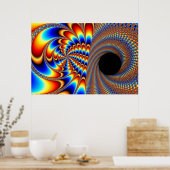 Fractal Wink Poster (Keuken)