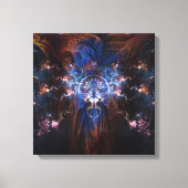 Fractal Wizard op gewikkeld canvas 16x16 (Voorkant)