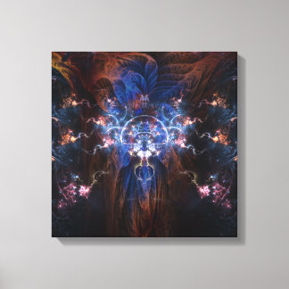 Fractal Wizard op gewikkeld canvas 16x16