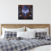 Fractal Wizard op gewikkeld canvas 16x16 (Insitu (Slaapkamer))