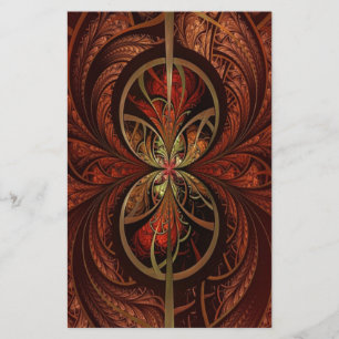 Fractal Wood Briefpapier