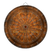 Fractal Wood Carving Dartbord (Voorkant)