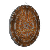 Fractal Wood Carving Dartbord (Voorkant Links)