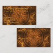 Fractal Woodarbeider Visitekaartje (Voorkant / Achterkant)