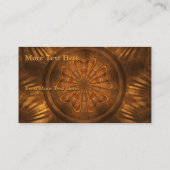 Fractal Woodarbeider Visitekaartje (Achterkant)