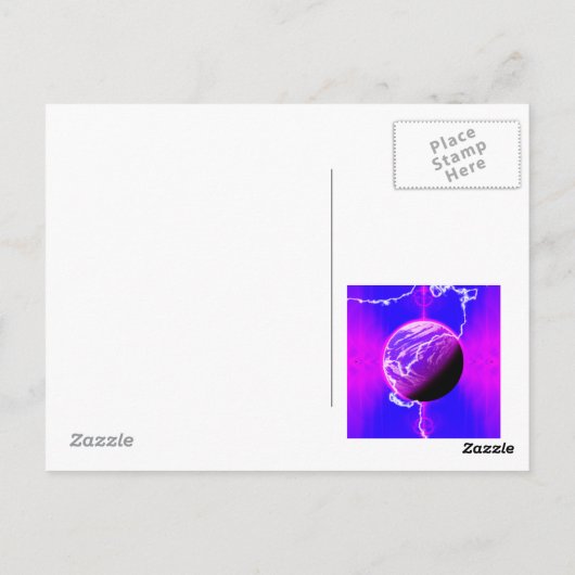 Fractal World Briefkaart (Achterkant)