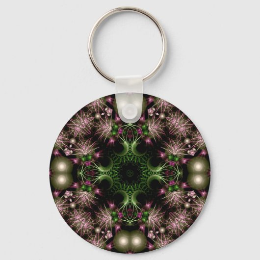 Fractal Wreath Sleutelhanger (Voorkant)