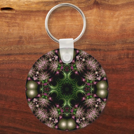 Fractal Wreath Sleutelhanger (Voorkant)