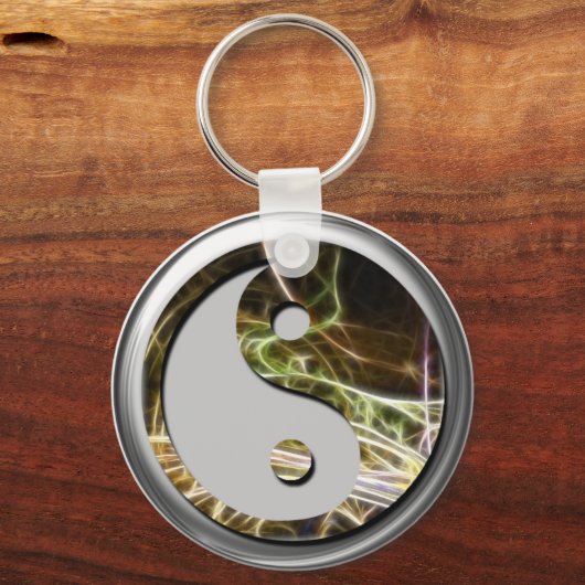 Fractal YingYang Sleutelhanger (Voorkant)