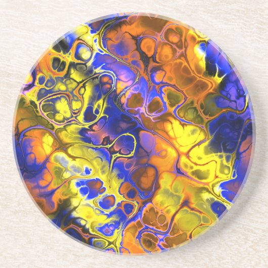 Fractal Zandsteen Onderzetter (Voorkant)