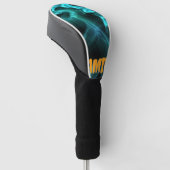 Fractal | Zazzle_Growshop. Golfheadcover (Schuin)