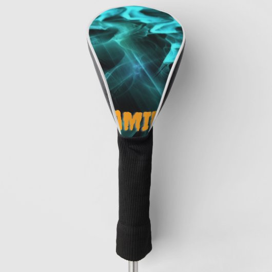Fractal | Zazzle_Growshop. Golfheadcover (Voorkant)