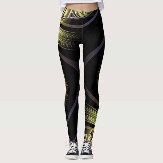 Fractal | Zazzle_Growshop. Leggings (Voorkant)