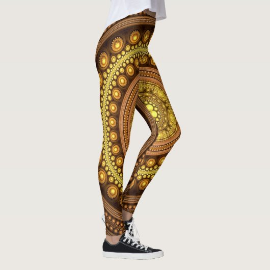 Fractal | Zazzle_Growshop. Leggings (Rechts)