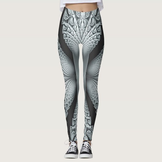 Fractal | Zazzle_Growshop. Leggings (Voorkant)