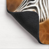 Fractal Zebra Mousepad Muismat (Hoek)