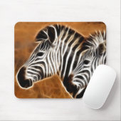 Fractal Zebra Mousepad Muismat (Met muis)