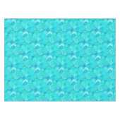 Fractal zwenkpatroon, schaduwen van turkooise tafelkleed (Voorkant (Horizontaal))