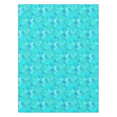 Fractal zwenkpatroon, schaduwen van turkooise tafelkleed (Voorkant)