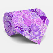 Fractal zwenkpatroon, schoppen van violet stropdas (Opgerold)