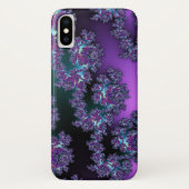 Fractalacious Fractal Cool Hues iPhone X Hoesje (Achterkant)