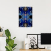 FractalART #025 Poster (Thuiskantoor)