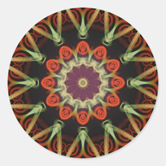 FractalArt #17 Sticker (Voorkant)