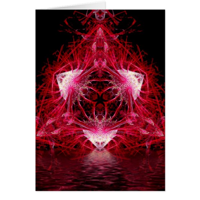 FractalART RedFaces kaart (Voorkant)
