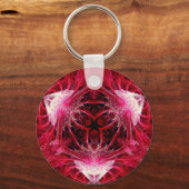 FractalART RedFaces Sleutelhanger (Voorkant)