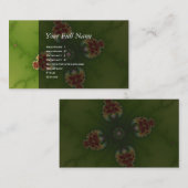 Fractalbug Picnic - Fractal Art Visitekaartje (Voorkant / Achterkant)