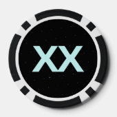 Fractale astronaut poker chips (Achterkant)