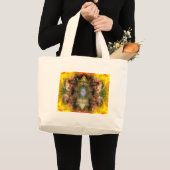 fractale bijenzak grote tote bag (Voorkant (product))