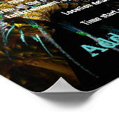 Fractale Blast Feest Flyer Poster (Hoek)