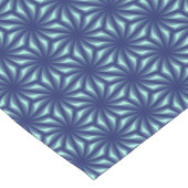 Fractale Blauw Marine Korte Tafelloper (Hoek)