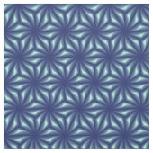 Fractale Blauw Marine Stof (Swatch)