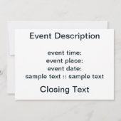 Fractale Blauwe Hart Bloem Kaart (Achterkant)