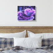 fractale bloem canvas afdruk (Insitu (Slaapkamer))