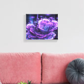 fractale bloem canvas afdruk (Insitu (Woonkamer))