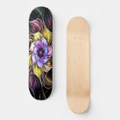 fractale bloem persoonlijk skateboard (Voorkant)