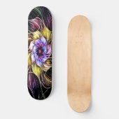 fractale bloem persoonlijk skateboard (Voorkant)