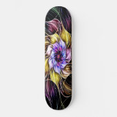 fractale bloem persoonlijk skateboard (Voorkant)