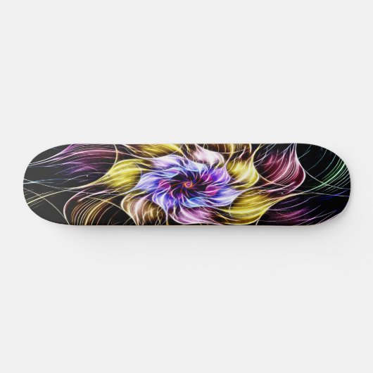 fractale bloem persoonlijk skateboard (Horizontaal)