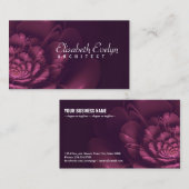 fractale bloesem g2536 visitekaartje (Voorkant / Achterkant)